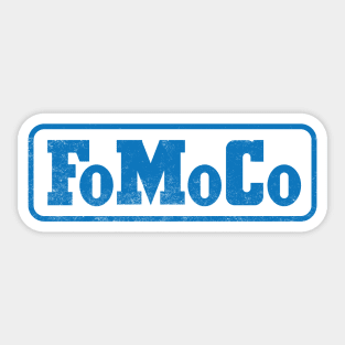 FoMoCo 1 by © Buck Tee Originals Sticker